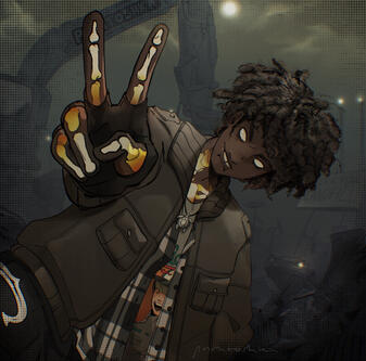 Rendered Halfbody with BG